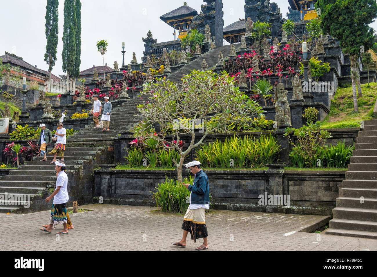 Pura Besakih Temple Complex Bali Indonesia Stock Photo Alamy