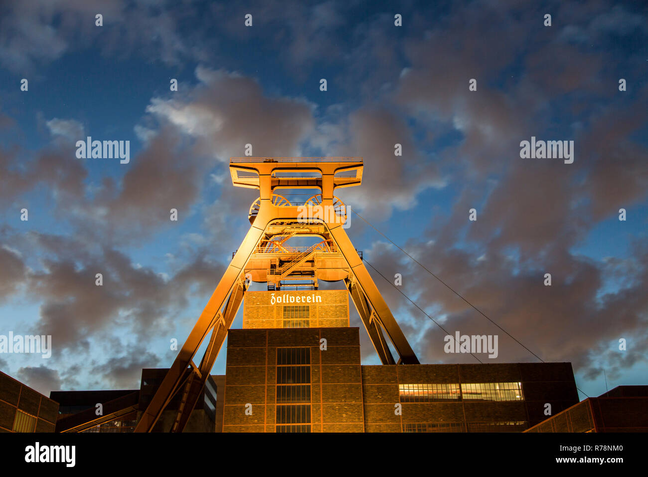 Shaft 12 winding tower at Zeche Zollverein Coal Mine