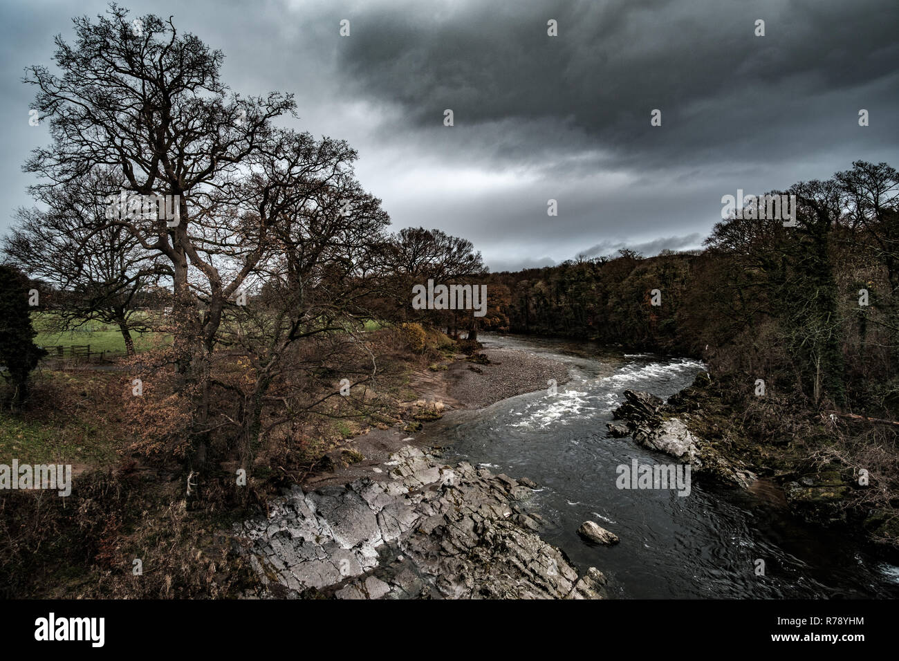 River Lune, Kirkby Lonsdale, North Yorkshire Stock Photo Alamy