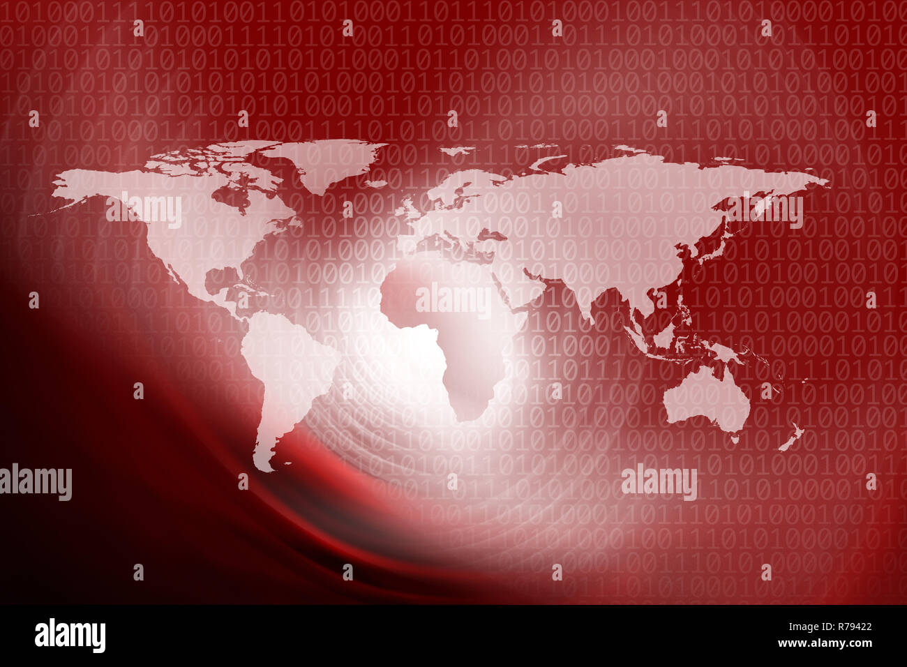 World map binary numbers texture hi-res stock photography and images ...