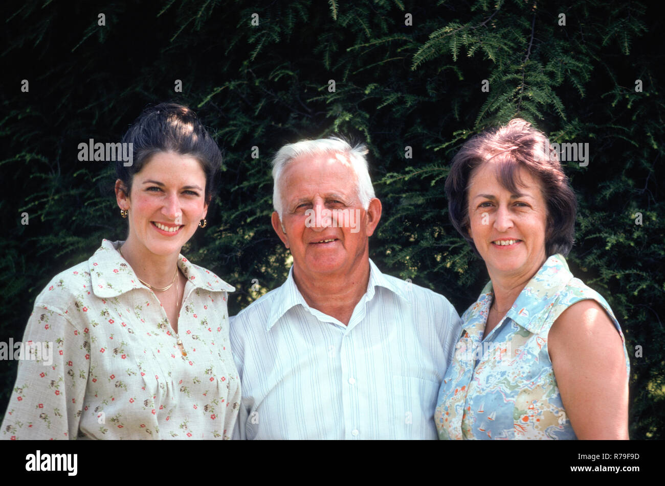 Three Generations, USA  1986 Stock Photo