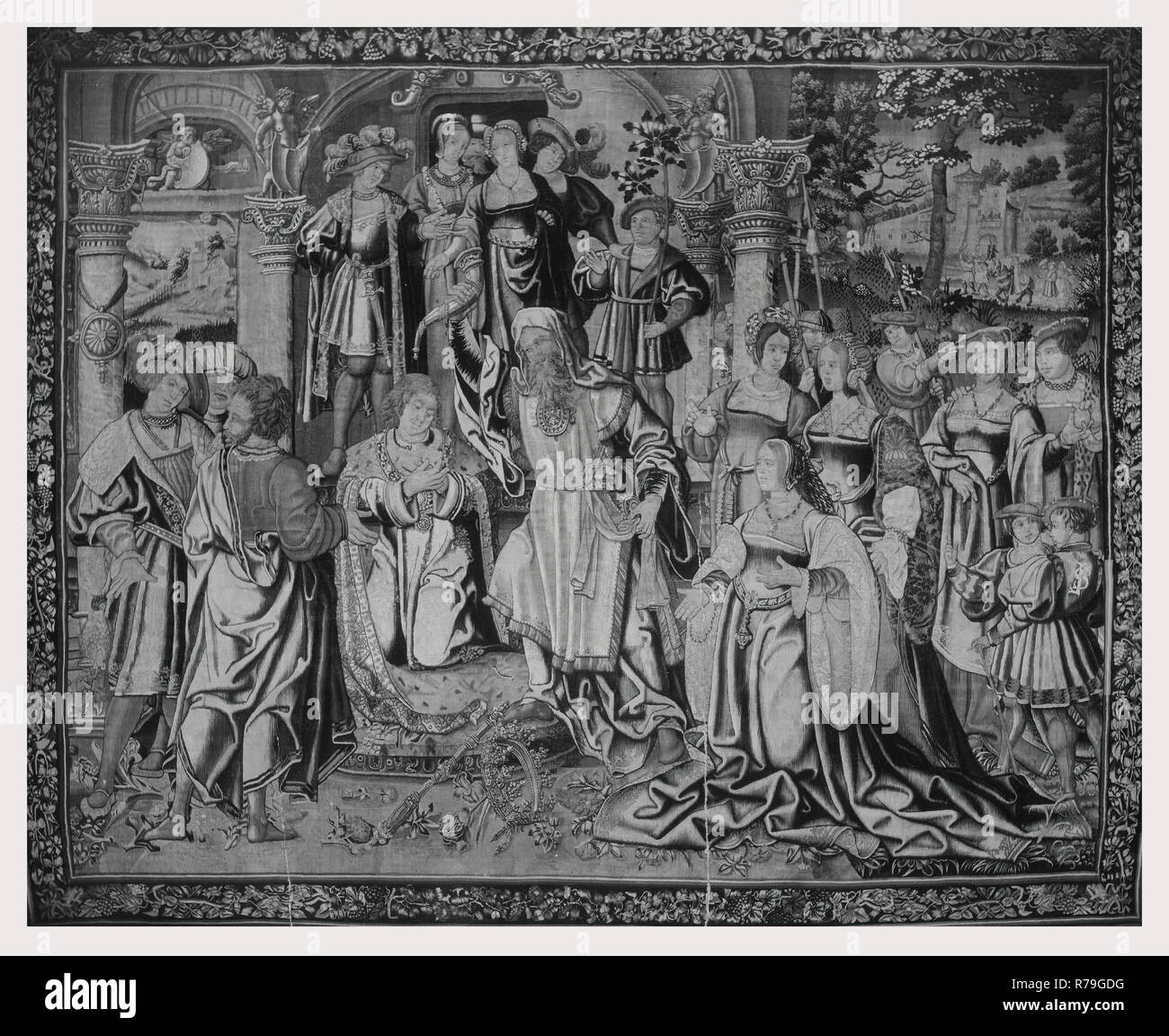 David chosen as king by God Samuel anointing David Stock Photo Alamy