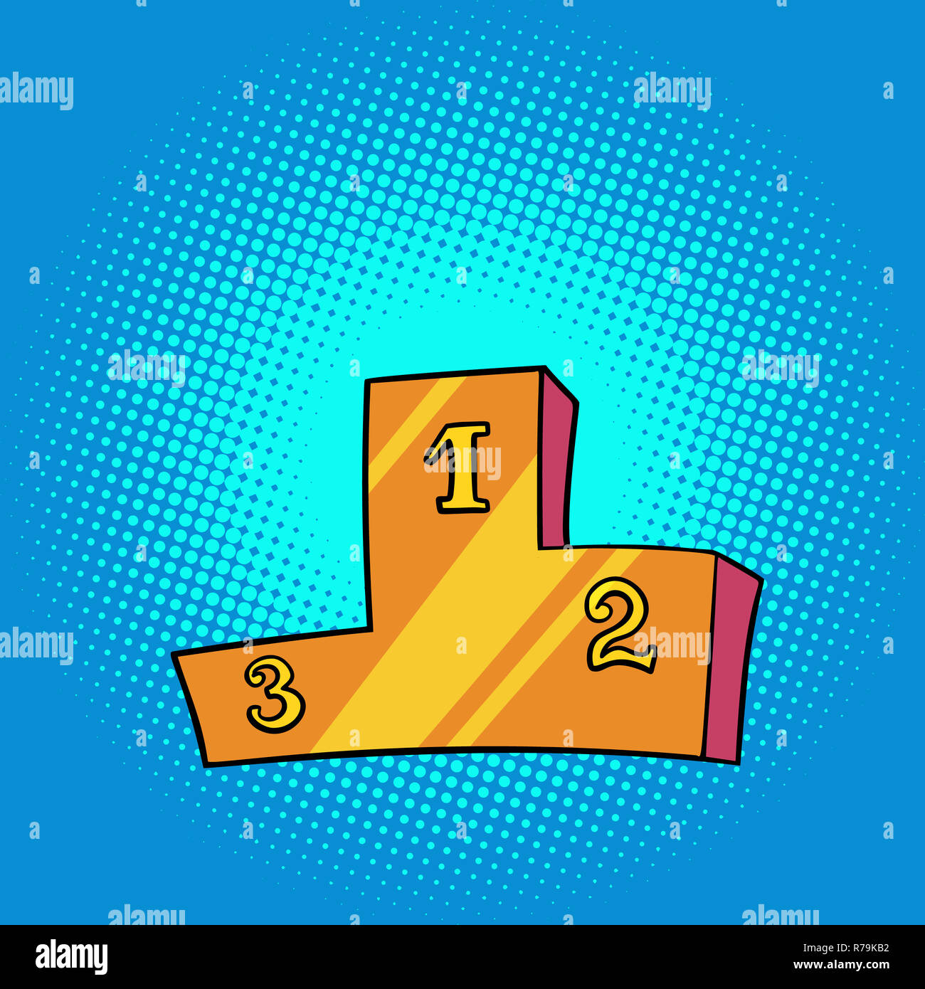 Podium winner, first second third place Stock Photo - Alamy