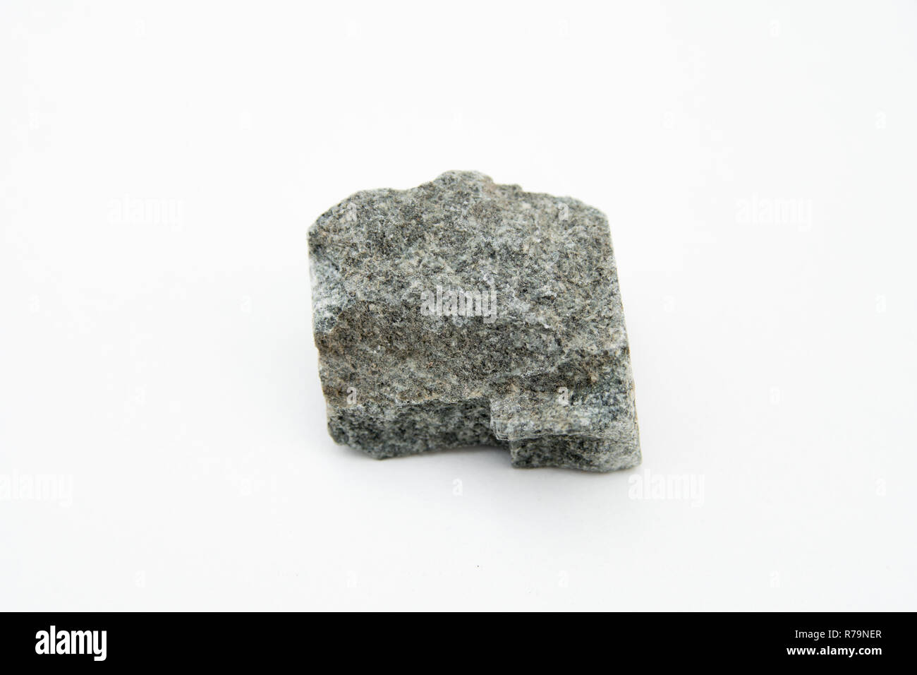 diabase subvolcanic rock isolated over white Stock Photo - Alamy
