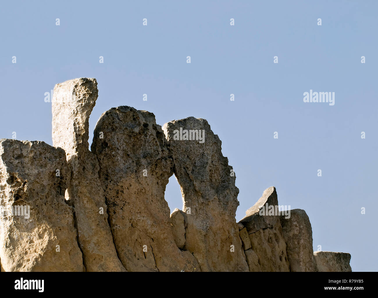 Hagar Qim Stock Photo Alamy