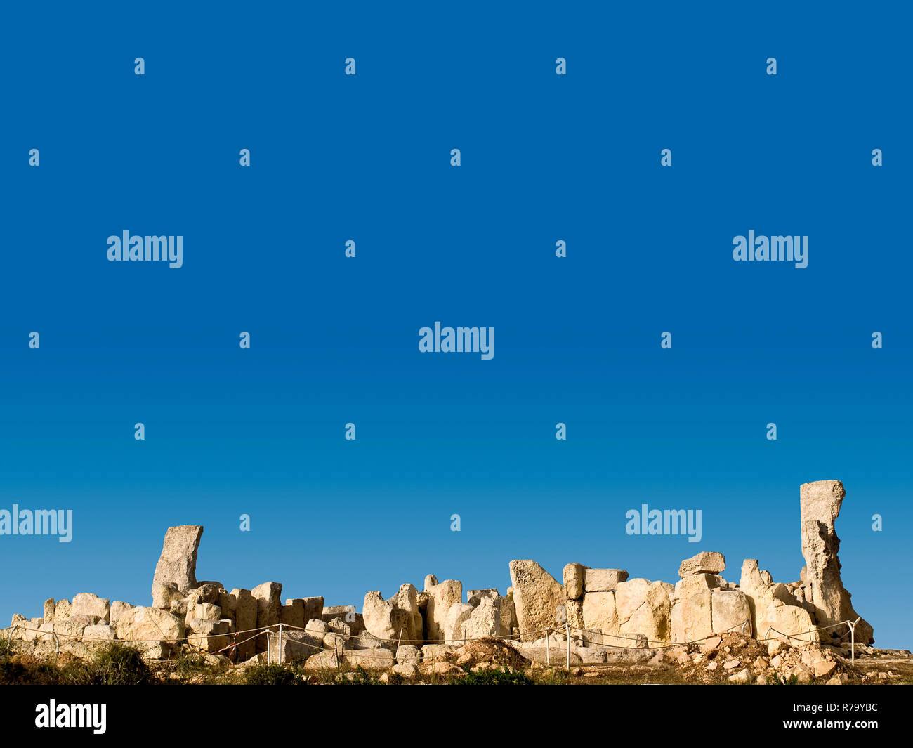Hagar Qim Stock Photo Alamy
