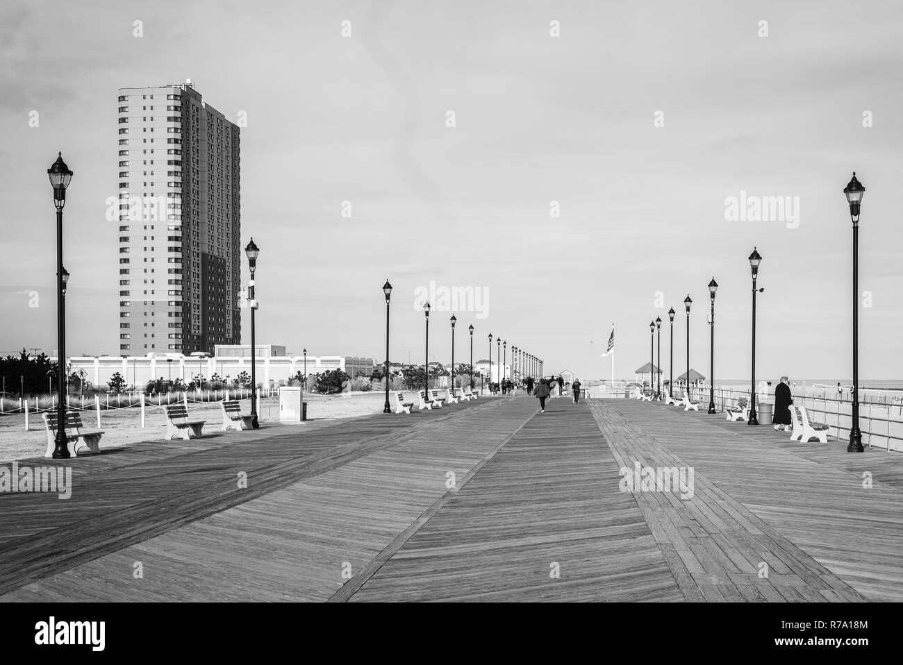 The boardwalk in Asbury Park, New Jersey Stock Photo Alamy