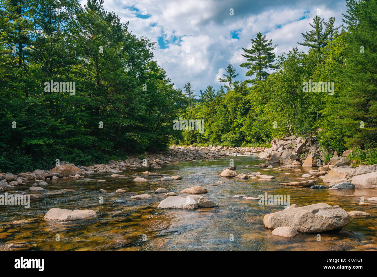 The Swift River, along the Kancamagus Highway in White Mountain