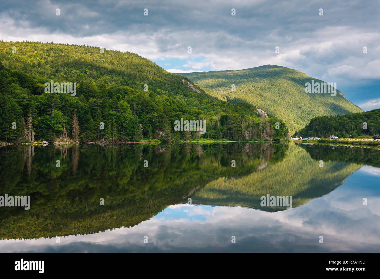 Saco Lake, at Crawford Notch State Park, in the White Mountains, New