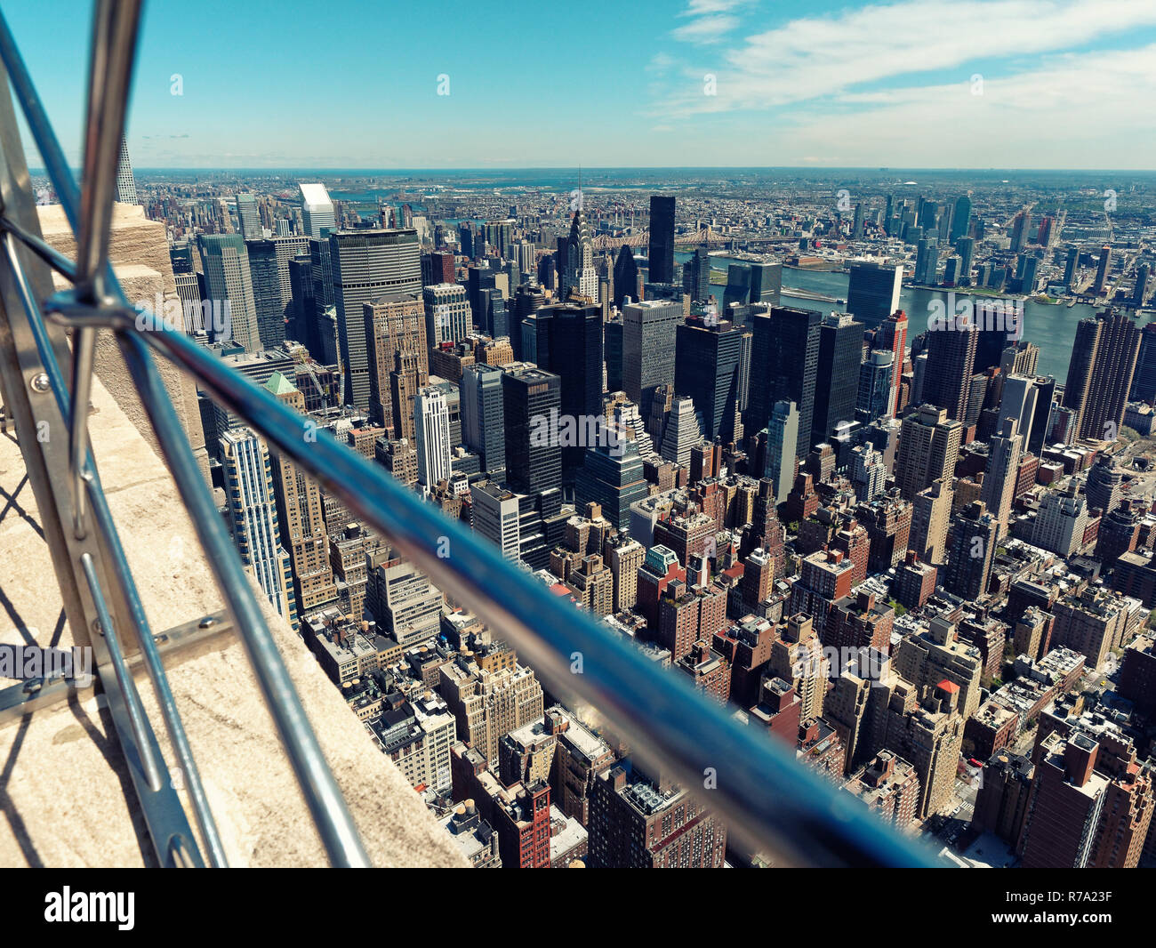 Aerial view of Manhattan Midtown USA New York City Stock Photo - Alamy