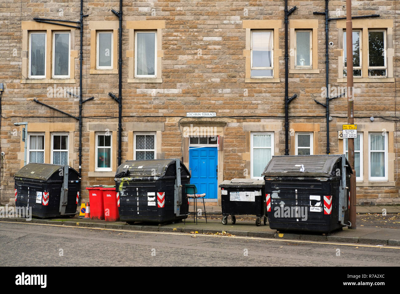 Wheelie bins scotland hires stock photography and images Alamy