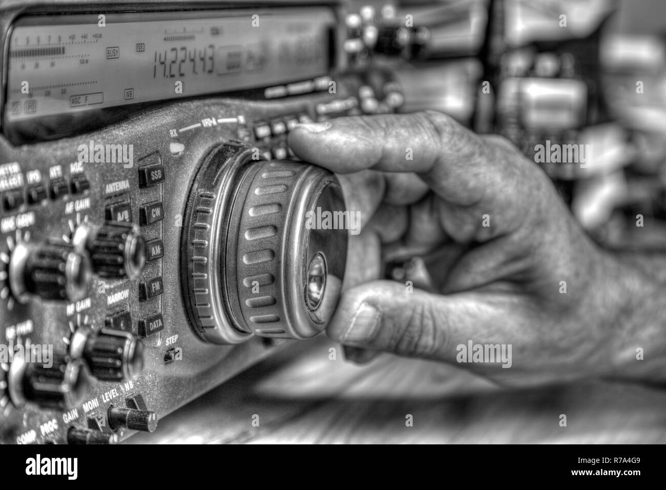 Ham radio Black and White Stock Photos & Images - Alamy