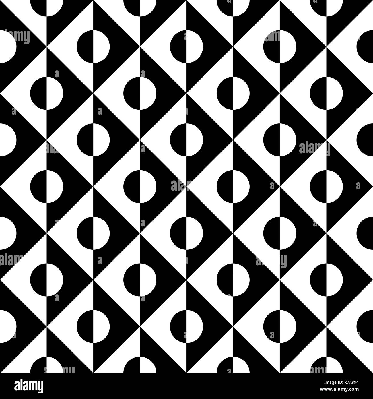 Seamless abstract pattern in black and white Stock Photo - Alamy