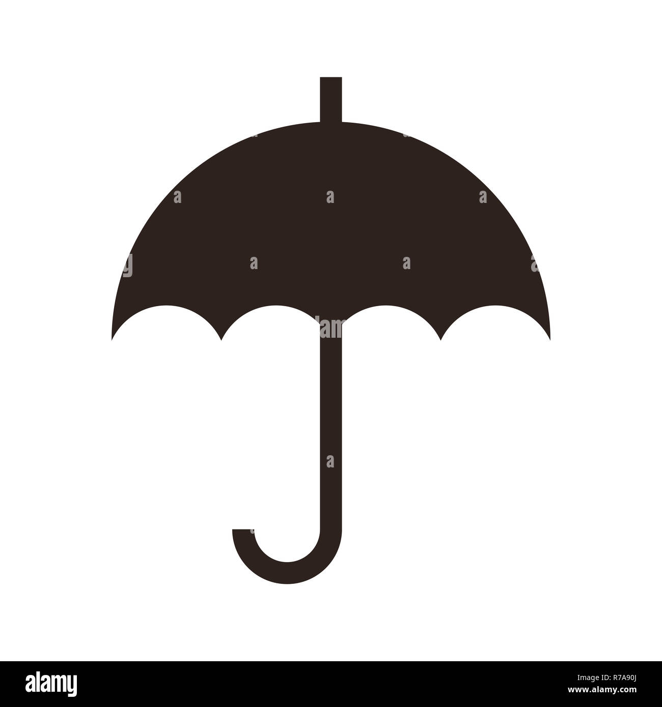Umbrella isolated on white background Stock Photo - Alamy