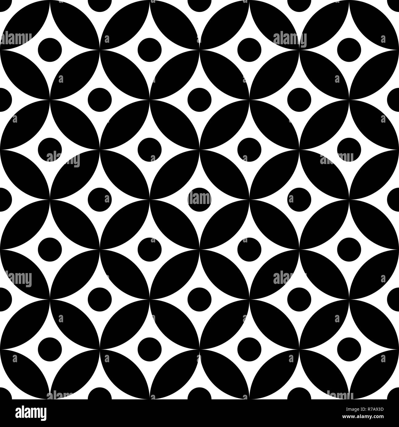 Seamless abstract pattern in black and white Stock Photo - Alamy