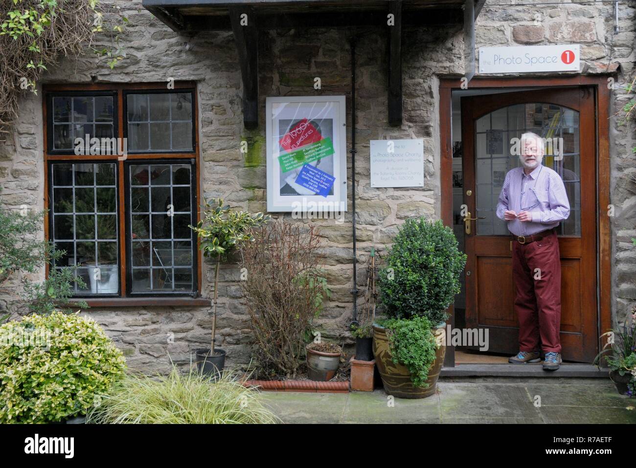 Ludlow, UK, 8th December 2018. Legendary British reportage photographer  David Hurn attends the opening of a new gallery and exhibition. The new  exhibition is titled 'The 1960's in Pictures' and features iconic
