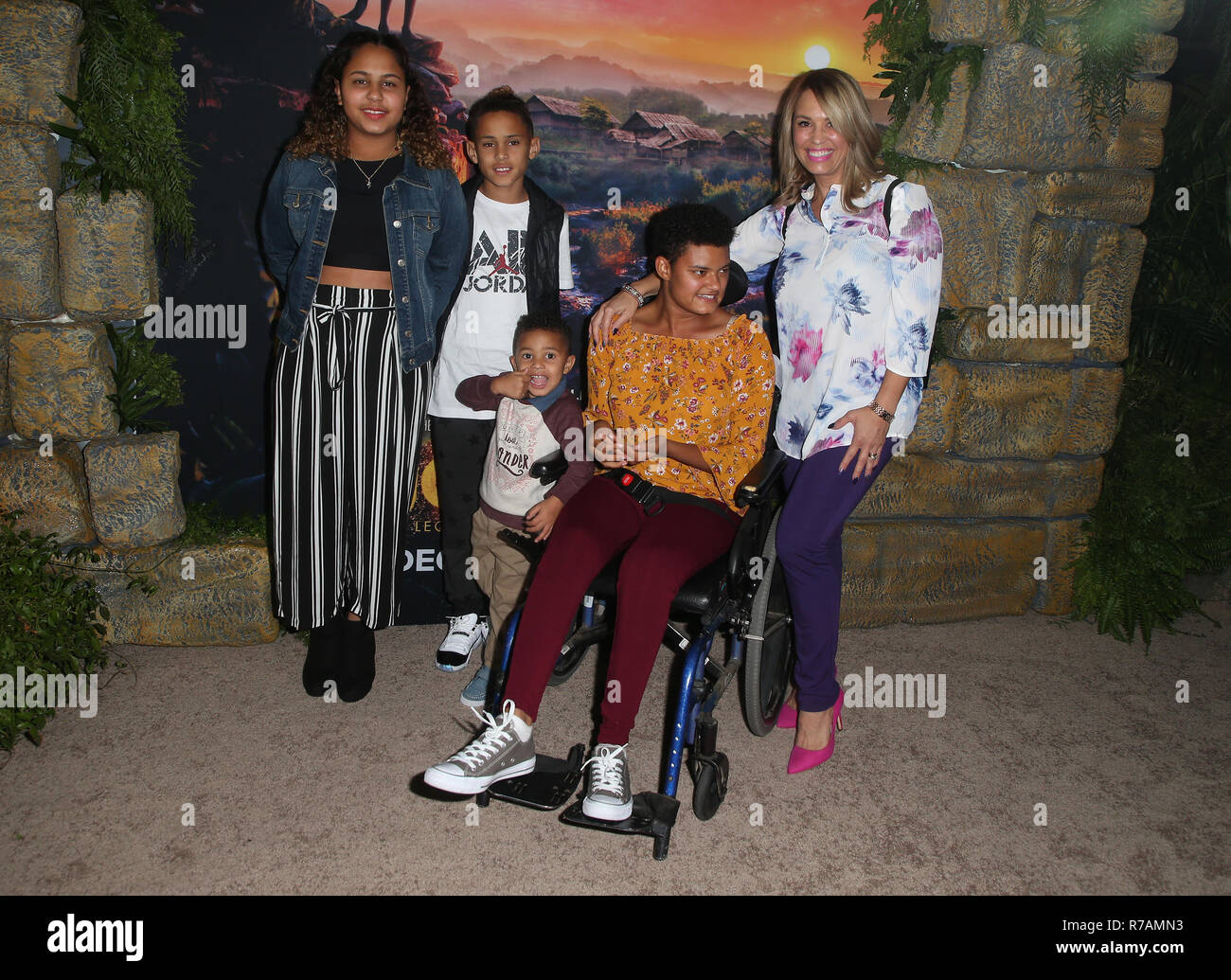 Los Angeles, California, USA. 28th Nov, 2018. Linda Hall, Family of