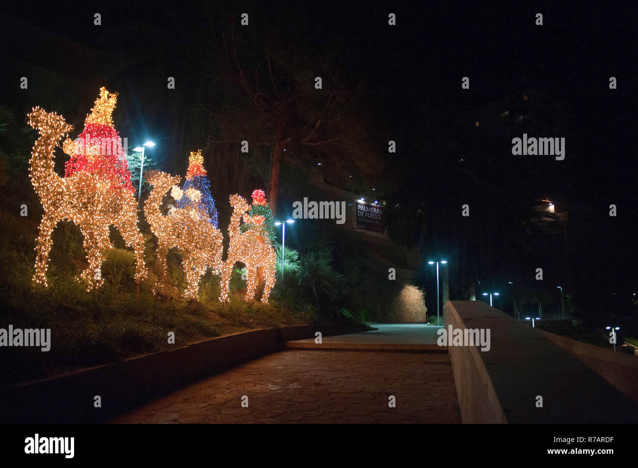 Christmas Decorations Malaga Spain High Resolution Stock Photography And Images Alamy