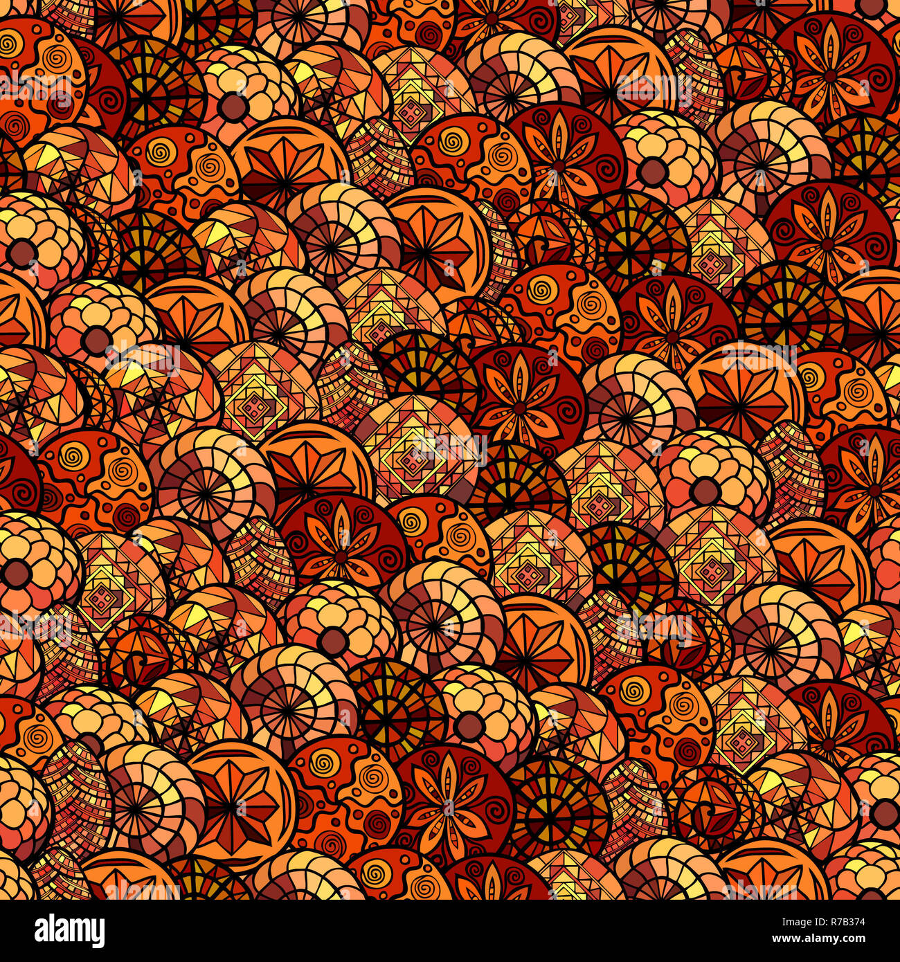 hand drawn ethnic background Stock Photo - Alamy