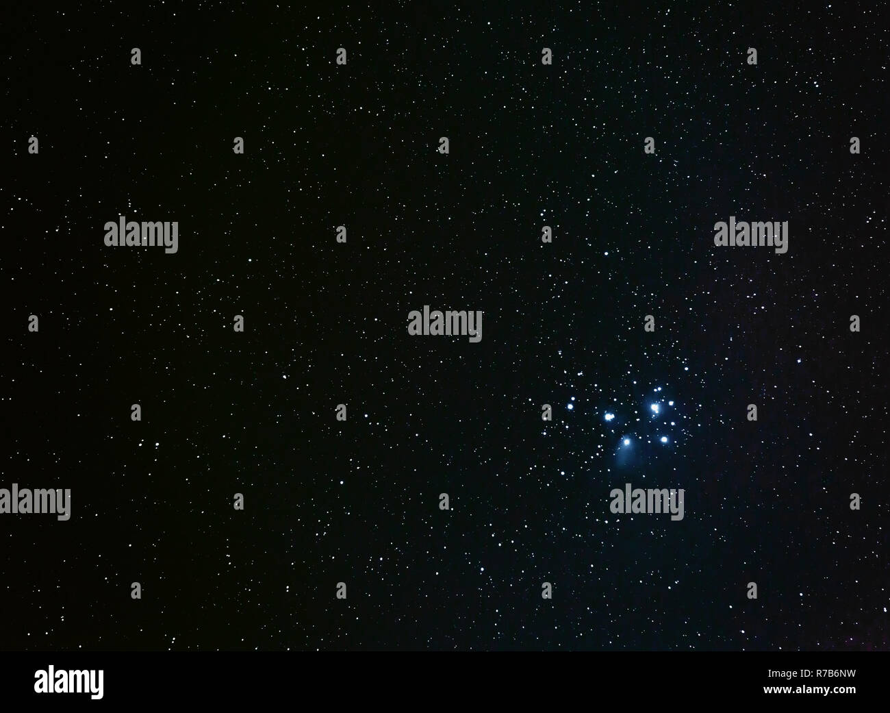Seven Sisters Constellation High Resolution Stock Photography and