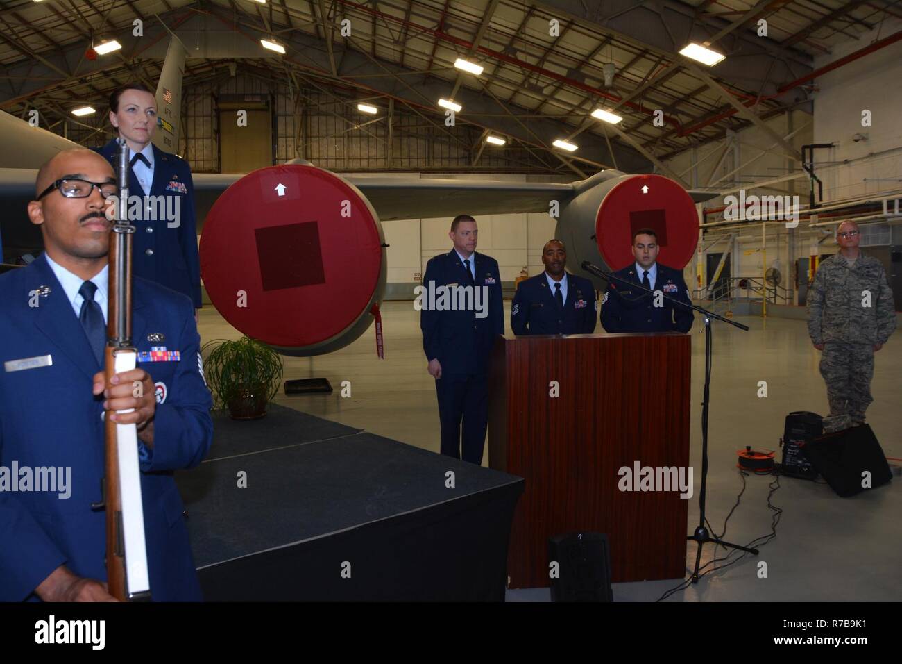 Members national army stand attention hi-res stock photography and ...