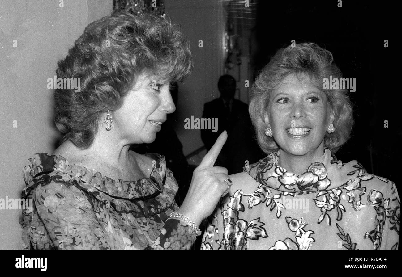 Beverly Sills and Dinah Shore 1979  Photo By Adam Scull/PHOTOlink/MediaPunch/MediaPunch Stock Photo