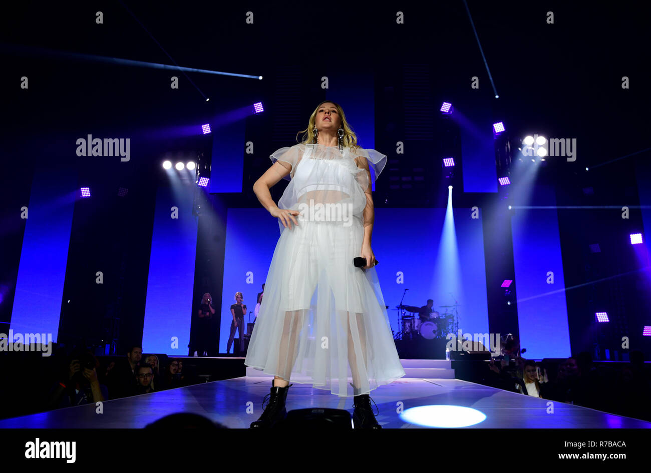 Ellie Goulding on stage during day one of Capital's Jingle Bell Ball