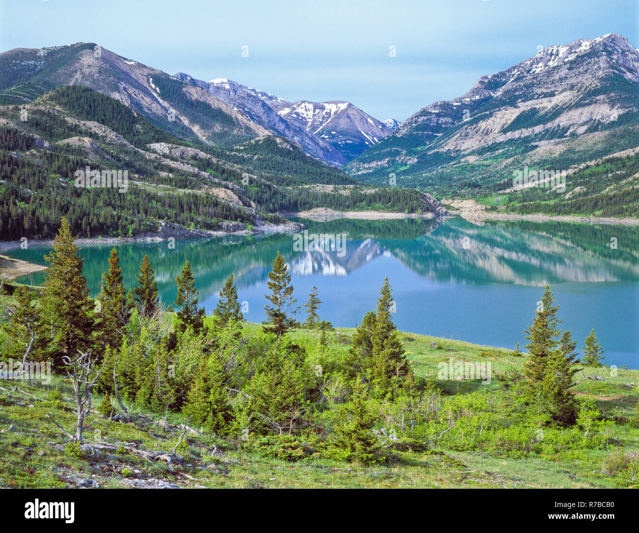 swift reservoir along the rocky mountain front near dupuyer, montana Stock Photo Alamy