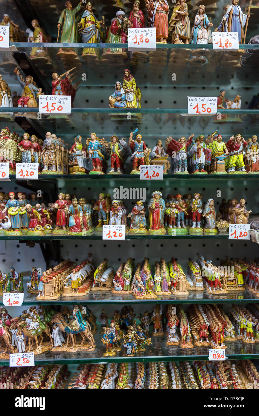 Christmas Market Naples Italy Stock Photos Christmas Market