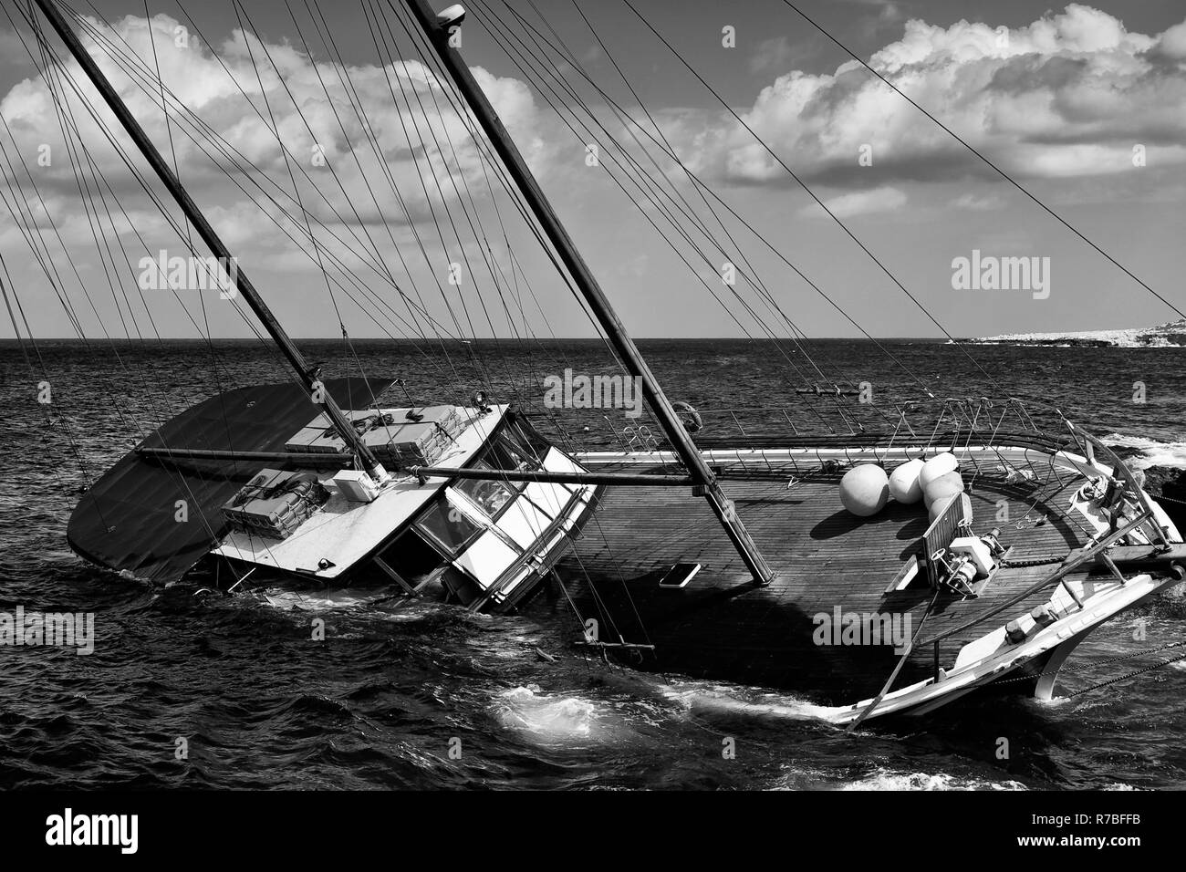 Beached rowing boat Black and White Stock Photos & Images - Alamy