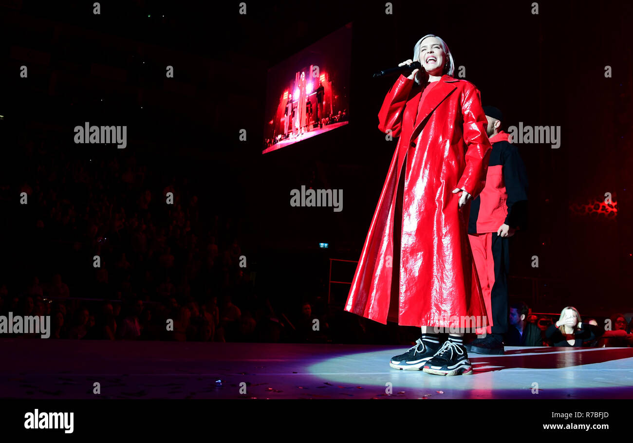 Anne-Marie on stage during day one of Capital's Jingle Bell Ball with ...