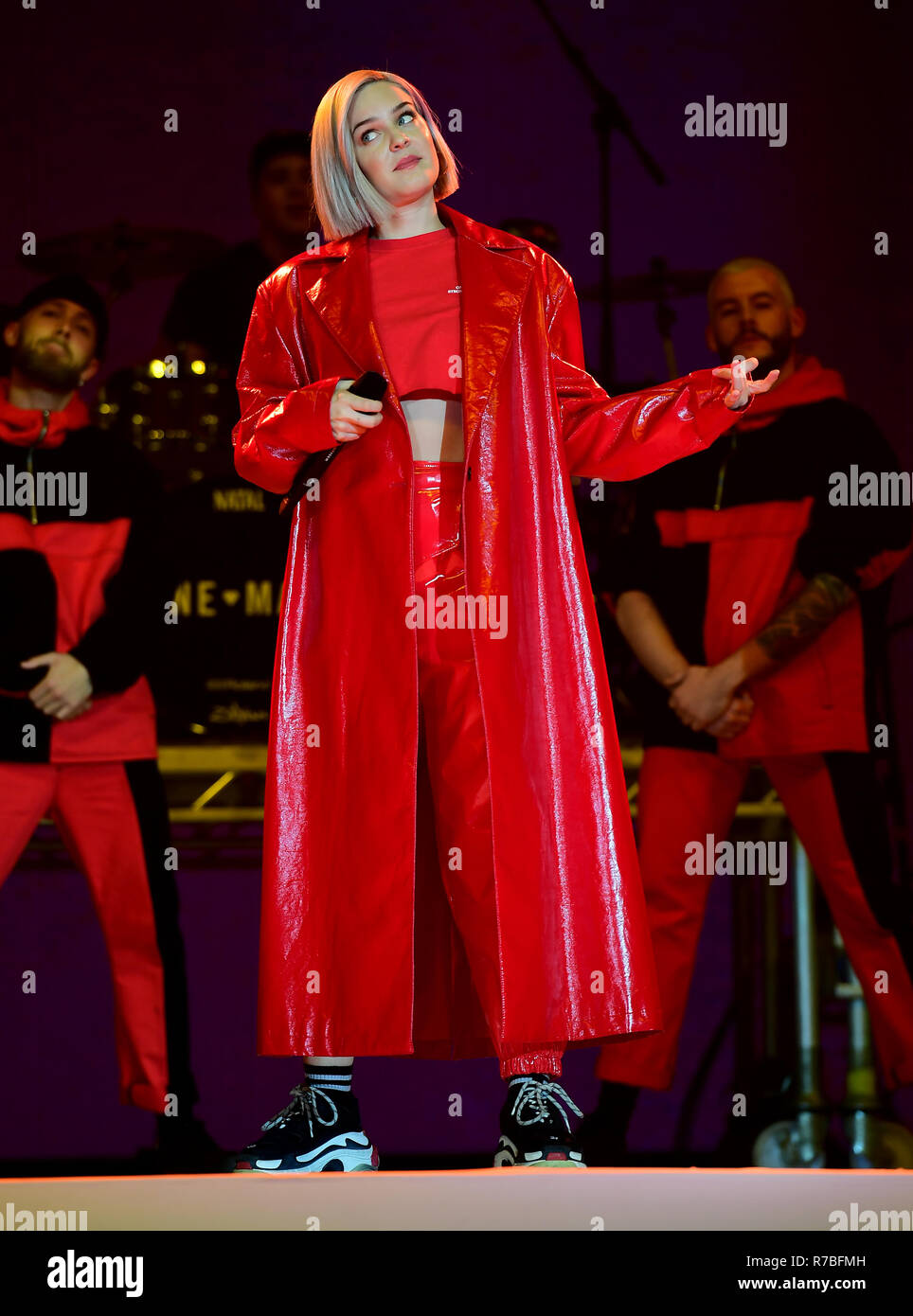 Anne-Marie on stage during day one of Capital's Jingle Bell Ball with ...