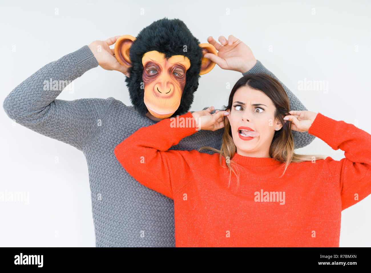 Download Monkey Mask High Resolution Stock Photography And Images Alamy PSD Mockup Templates