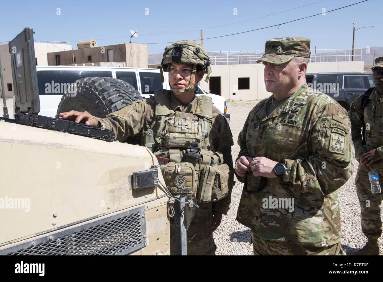 U.S. Army Chief of Staff Gen. Mark A. Milley observes operations of ...