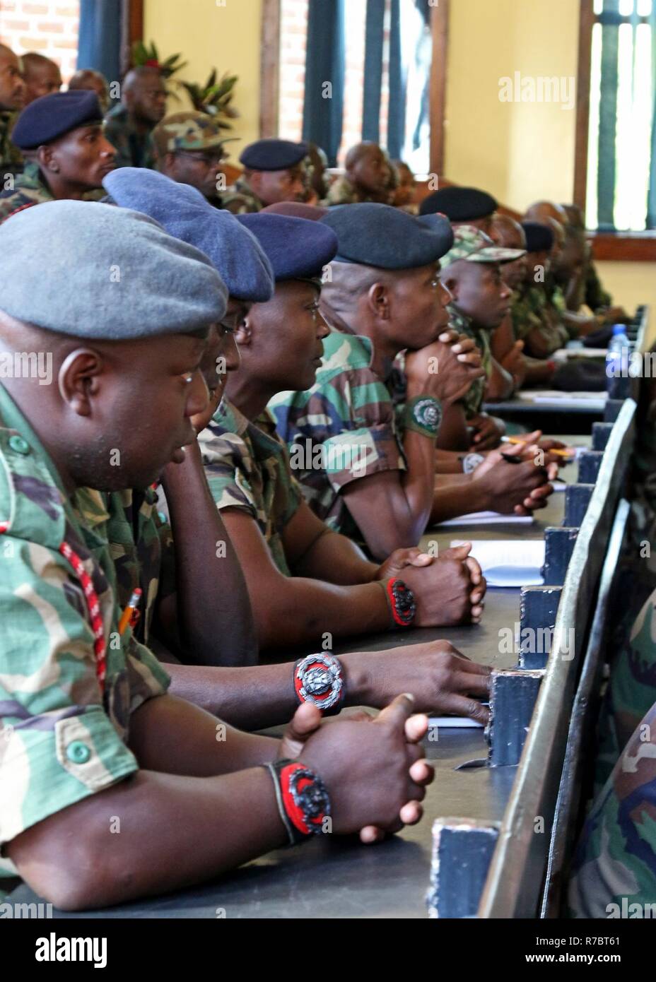 Malawi Defence Force Soldiers Enrolled In The Malawi Armed Forces College Sergeants Major Course Joined Senior