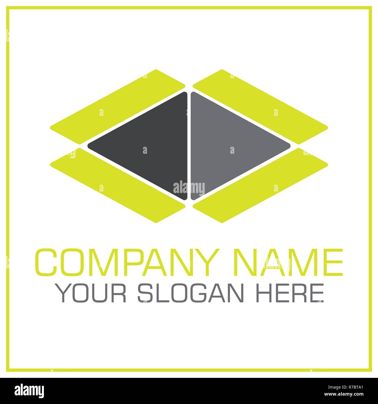 Open Box Vector Logo For Moving / Transportation Company Stock Vector