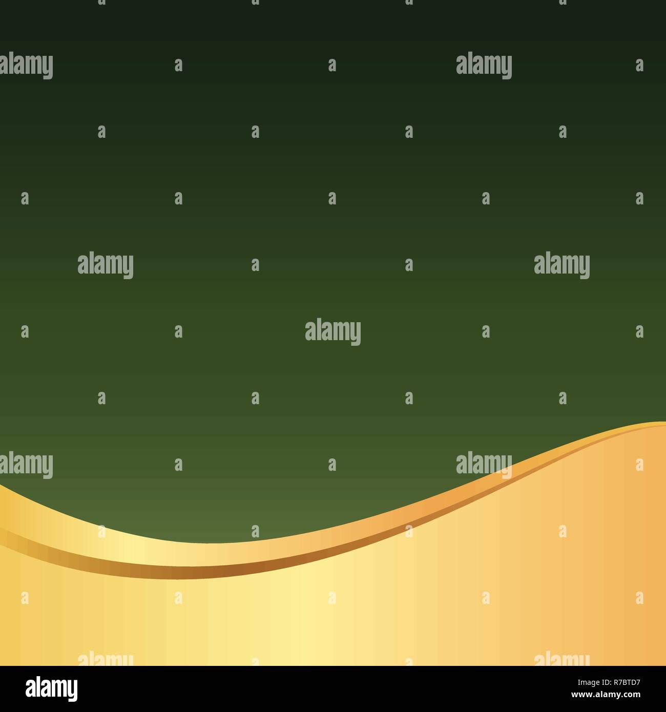 Gold / Golden Wave Elegant Background / Pattern for Card , Poster , Website or Invitation. Stock Vector