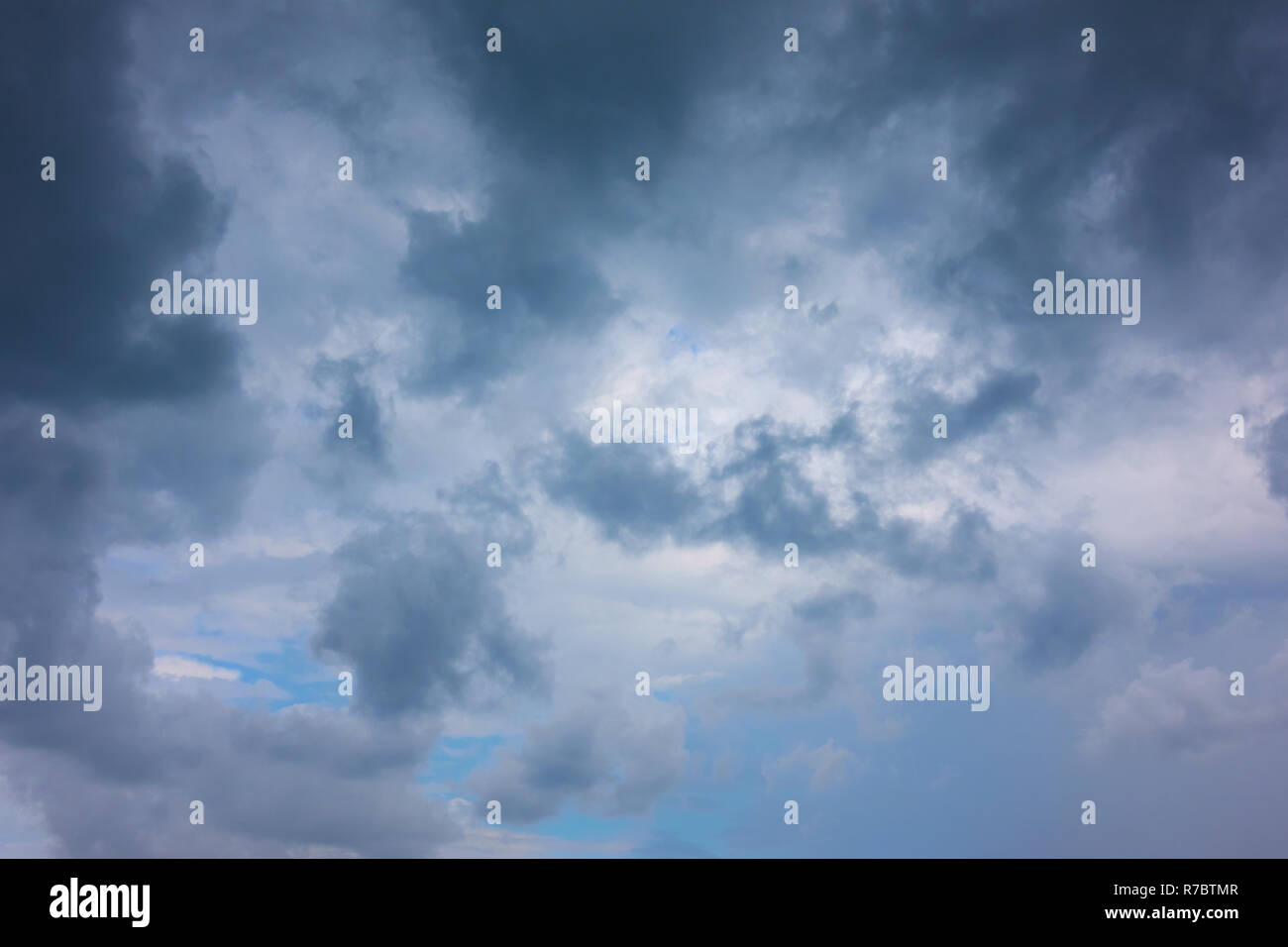 Sky with rain clouds, may be used as background Stock Photo