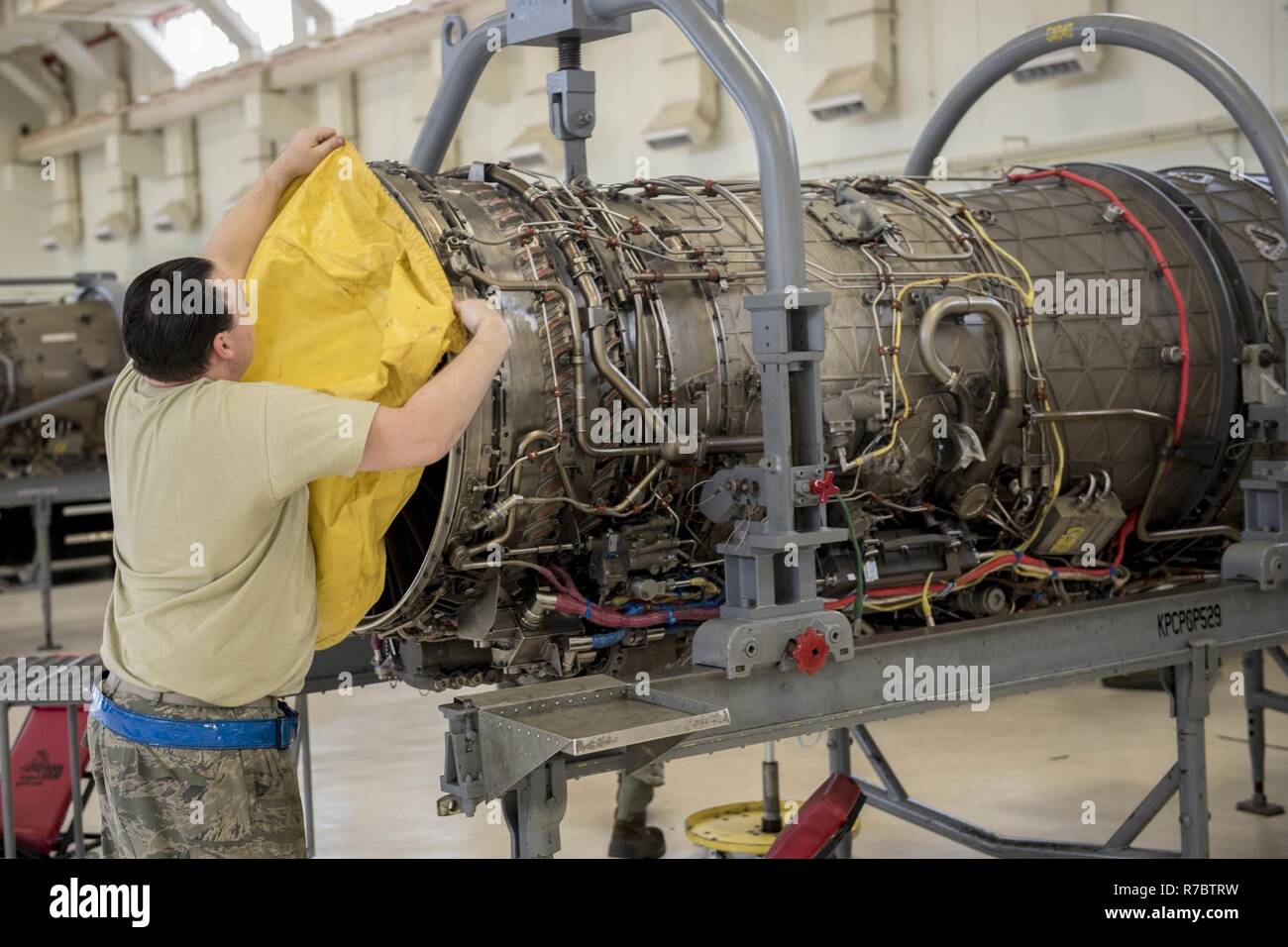 U.S. Air Force Senior Airman Addriell Reyes, 18th Component Maintenance ...
