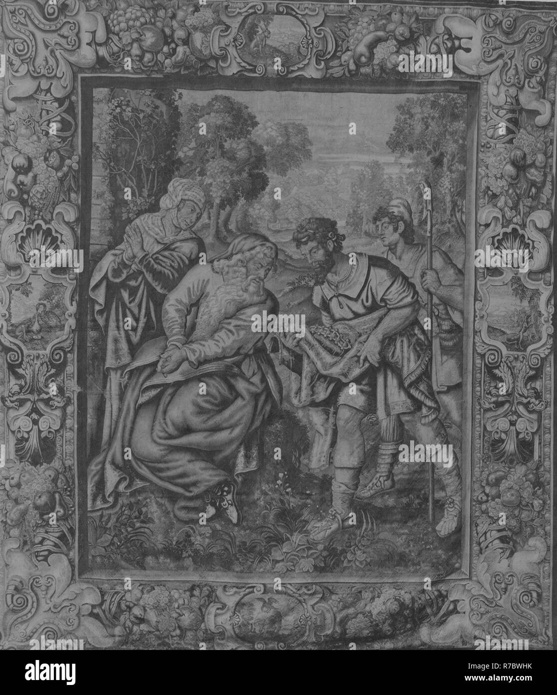 Joseph's coat shown to Jacob Stock Photo Alamy