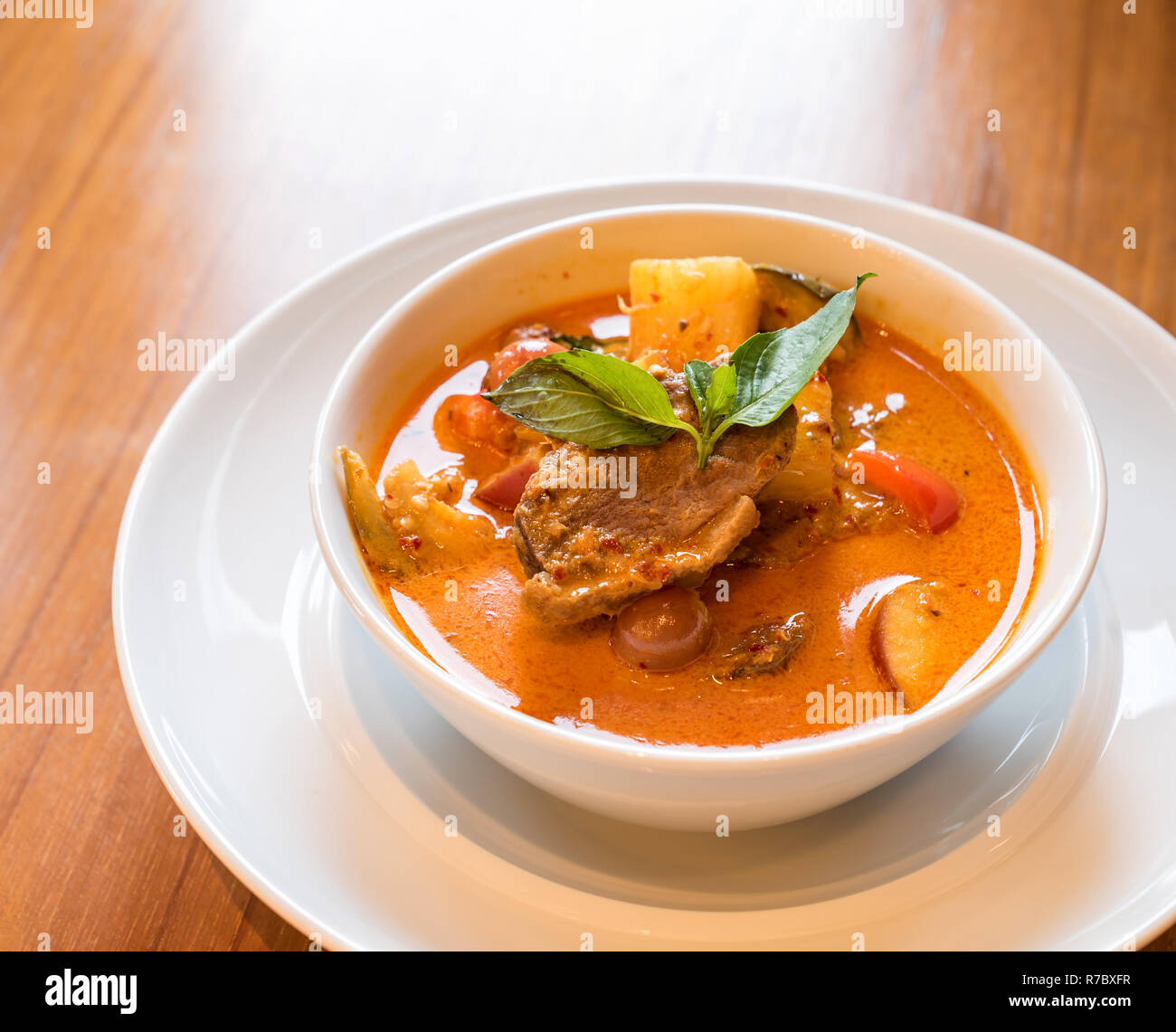 duck red curry Stock Photo Alamy