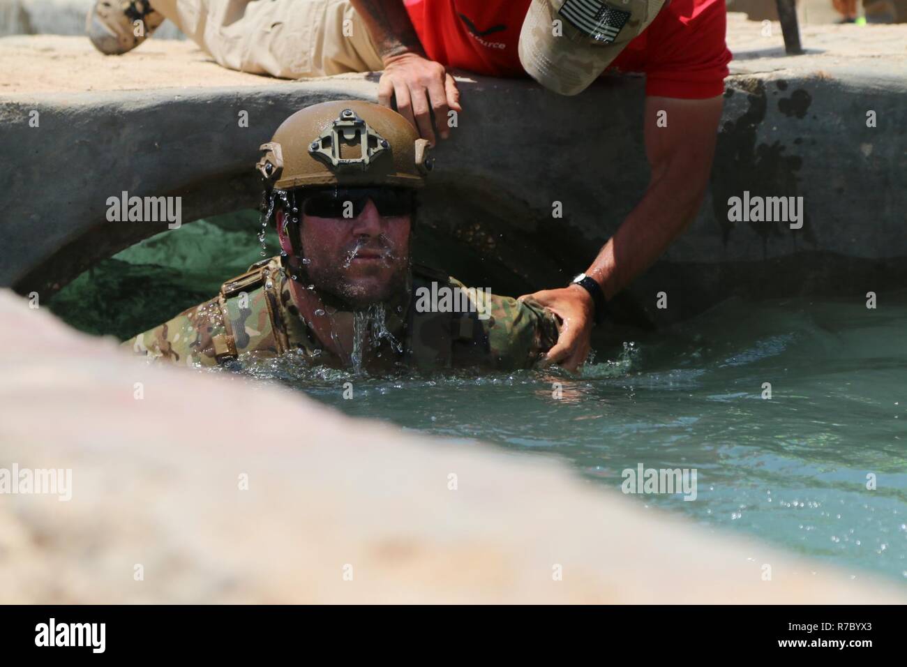 A member of the Stanislaus County Sheriff’s Department SWAT Team