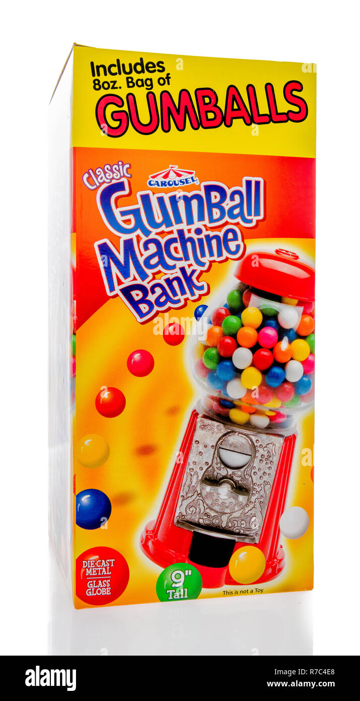 Carousel Gumball Machine Bank Stock Photo - Download Image Now