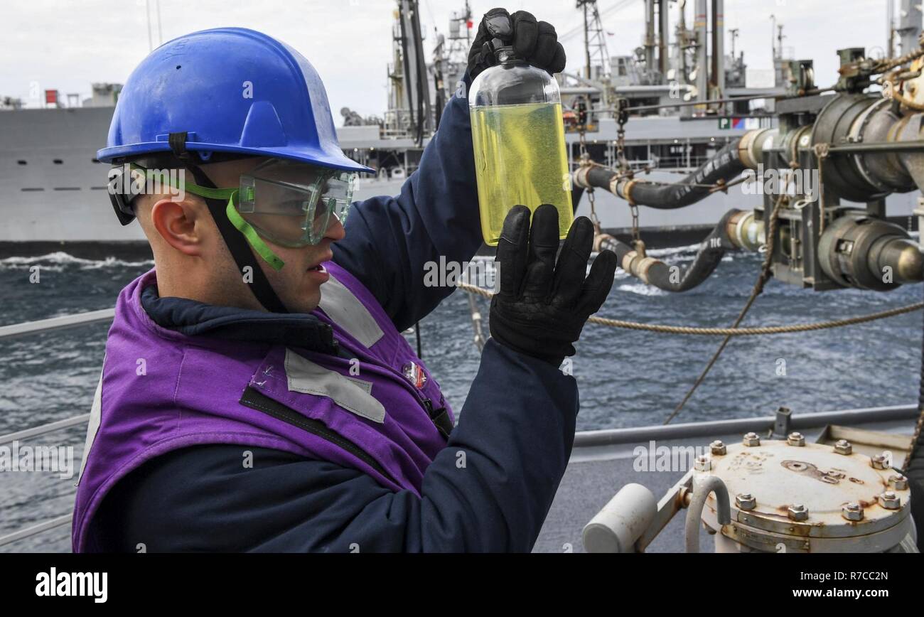 WESTERN PACIFIC (May 13, 2017) Damage Controlman 2nd Class Luis Romero