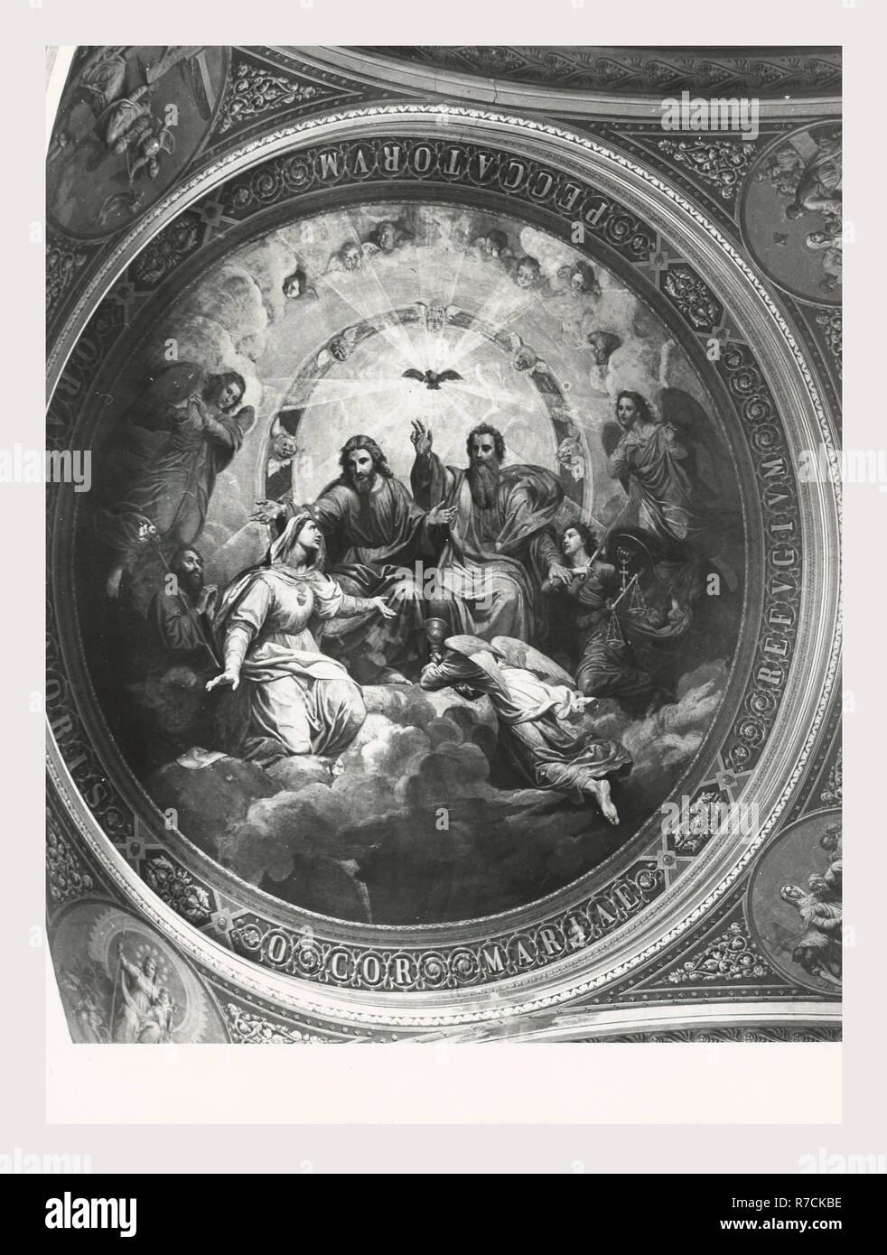 Lazio Roma Rome S Chiara This Is My Italy The Italian Country Of Visual History Post Medieval Architecture Architectural Sculpture Sculpture Sculptural Relief Painting Fresco Erected For S Carlo Borromeo In 1565 Stock