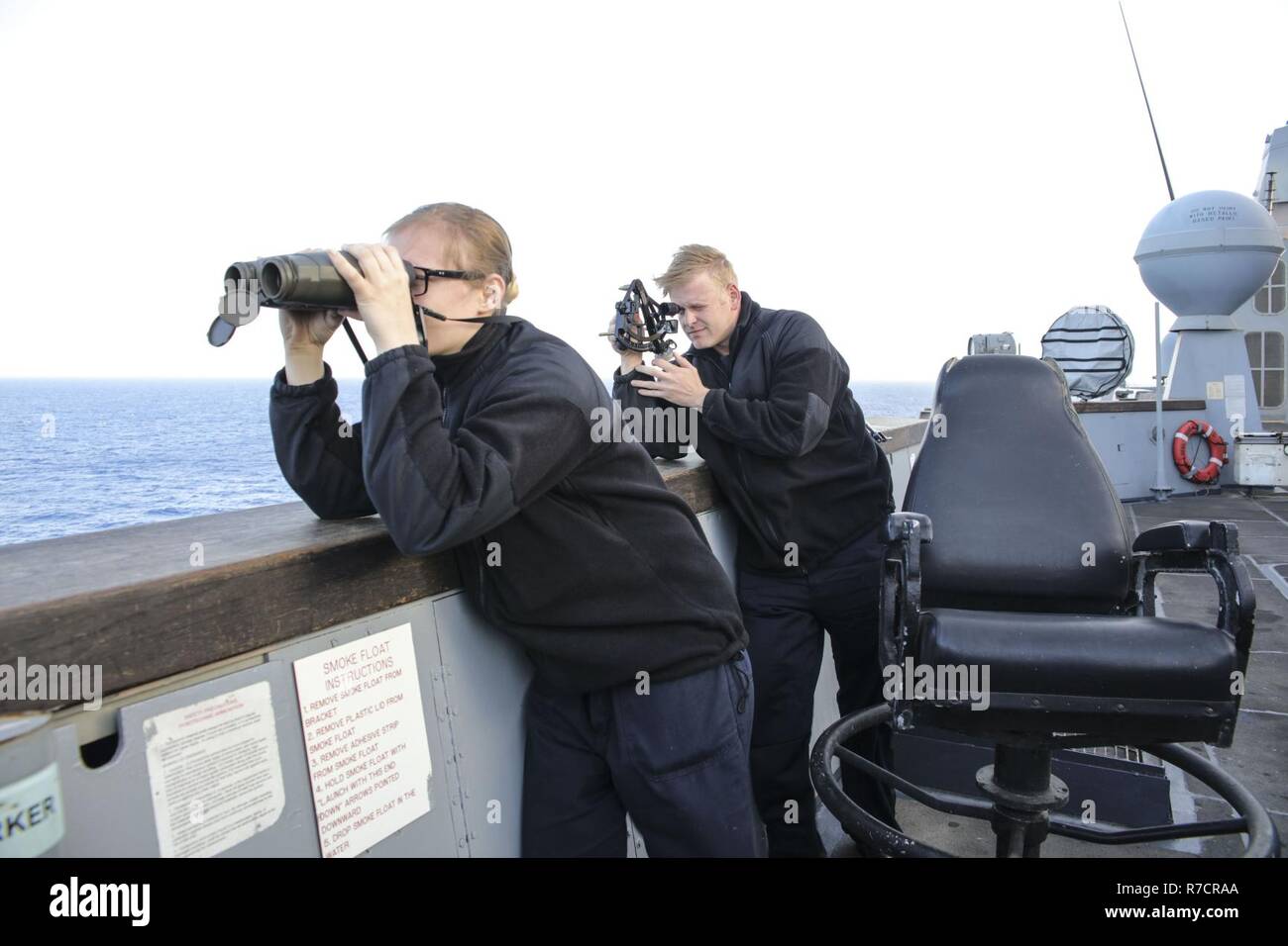 Mediterranean Sea May 12 2017 Ensign Chelsea Rowan Of Cottage