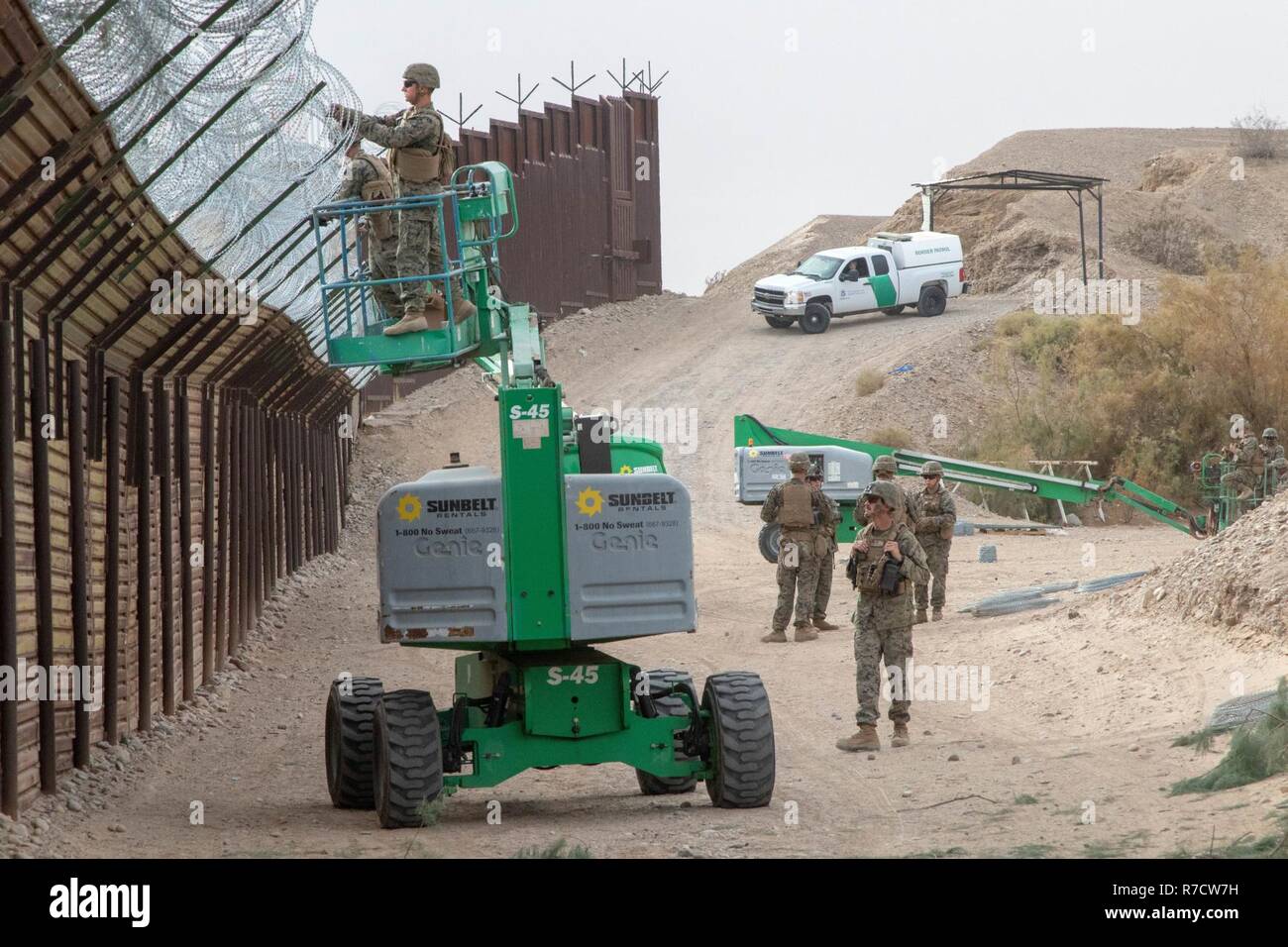 U.S. Marines with the 7th Engineer Support Battalion, Special Purpose