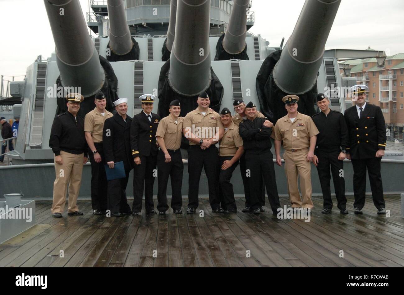 FCA(SW) Joshua Chase Strickland, from the USS Gonzalez (DDG 66) reenlisted today aboard the USS