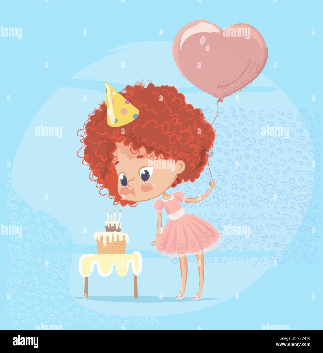 Redhead Girl Blowing Out Birthday Cake Candle Baby Character Wearing Pink Dress Celebrate Birth Party Cute Girl Holding Balloon Cartoon Vector Illustration Stock Vector Image Art Alamy Redhead Girl Blowing Out Birthday Cake Candle Baby Character Wearing Pink Dress Celebrate Birth Party Cute Girl Holding Balloon Cartoon Vector Illustration Stock Vector Image Art Alamy