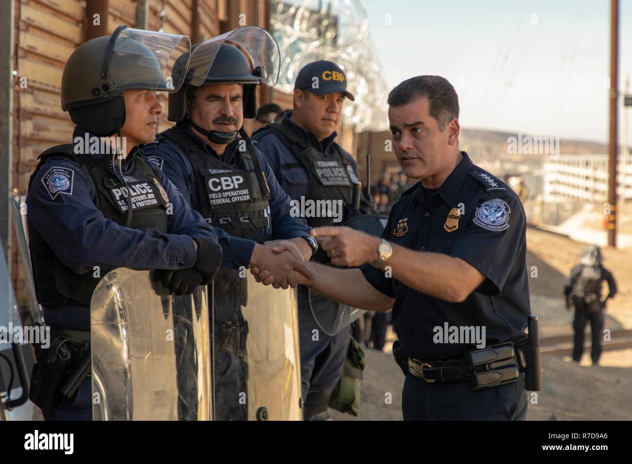 CBP Deputy Commissioner Robert Perez visited the San Ysidro Port of